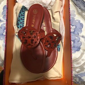 COPY - Cute red Tory Burch Miller sandals